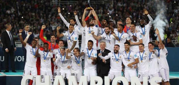 اللقب 100 وفينيسيوس يحطم رقم ميسي في تتويج ريال مدريد بكأس العالم للأندية